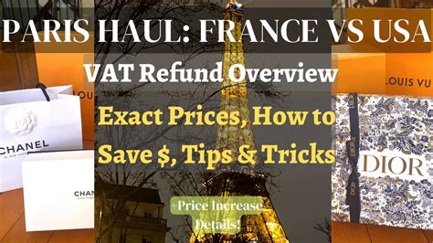 vat refund france chanel|Chanel France tax refund.